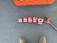 Ridgid 12-R pipe threader set new style 7pc