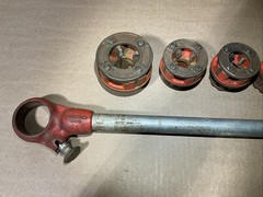 Ridgid OO-R 3/8&rdquo; Thru 1&Prime; NPT Exposed Ratchet Threader Set No Chipped Teeth