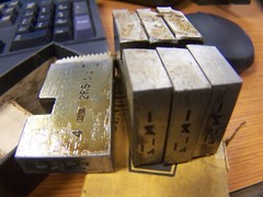👀4) OSTER 2RS HIGH SPEED PIPE DIES 1&Prime; & 1-1/4&Prime; 2RS 572CW BOX OF 4