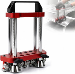 Dual-Axis Sheet Metal Roller Bender, 0-100&deg; Adjustable, 7In Working Length, 0.2-