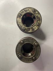 NINE (9) RIDGID 12R Die-Head Pipe Threaders 1/2&Prime; 1&Prime; 1-1/4&Prime; 1-1/2&Prime; 2&Prime; OLD STYLE