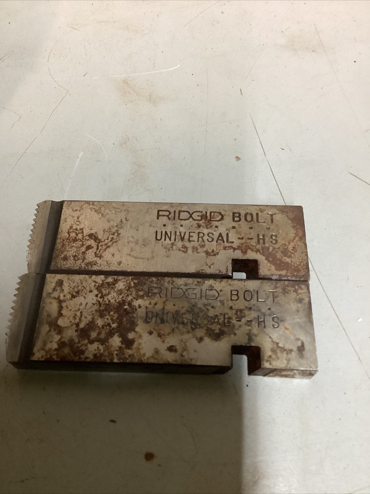 2 Ridgid Universal HS Bolt Threading Dies 1/2-13 UNC Dies #2,#3