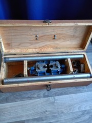 Vintage Craftsman USA No 2A Pipe Threader Tool Set Wooden Box Case Kit