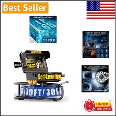 Advanced Plumbing Camera Snake 100ft with Self-Leveling & Long Battery Life