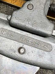 RIDGID No. 20 Tube Cutter 5/8&Prime; to 2 1/8&Prime; O.D. Clean And Oiled Pat Pend USA Early