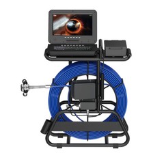 80m Sewer Pipe Inspection Camera 512hz Self-leveling Pipe Camera 10&Prime; Display