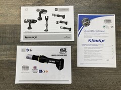 Klauke MAP 219 Mini Battery-Powered Hydraulic Pressing Tool Kit with 7x RLS Jaws