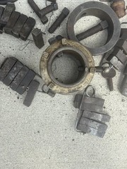 Toledo Pipe Threading Machine & Misc Tools w/ Crate
