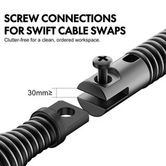 8-Piece Drain Snake Drill Attachment for 5/16 to 3/4 Cables