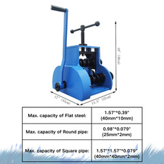 DH-SG Hand Crank Pipe Bending Machine for Square Round Rectangular