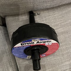 Cobra Products Metal Drum Auger 25 Foot Cable 1/4&rdquo; Preowned