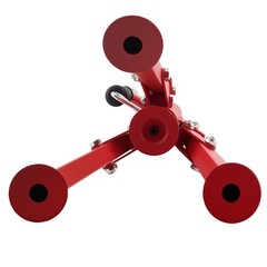 Adjustable Height Roller Stand 2500lbs Support 27.6-52in for Workshop Tools