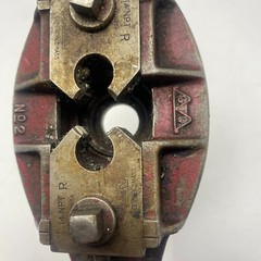 Vintage Pipe Threader with 1/2&Prime; Die Set and Guide &ndash; Greenfield Mass. USA
