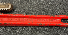 CRAFTSMAN # 55676 x 10&Prime; PIPE WRENCH BF Forged Heavy Duty Extra Strong Japan VG
