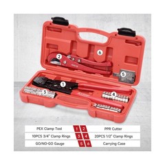 iCrimp PEX Pipe Clamp Crimping Tool Kit Cinch Crimper Tool for &hellip; FAST USA SHIP
