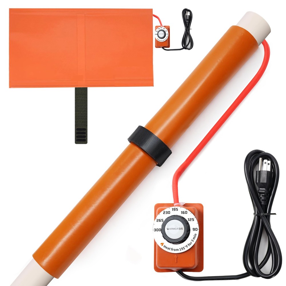 【Integrated Design】PVC Heat Blanket 2&Prime; to 3&Prime;,5 Year Warrnaty,Heat from 195 ℉ for