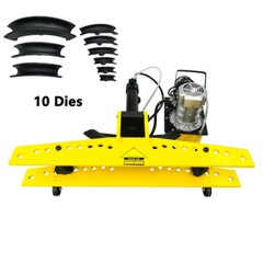 110V Split Type Electro-hydraulic Round Pipe Bending Machine 10Dies 0.1&Prime;-0.24&Prime;