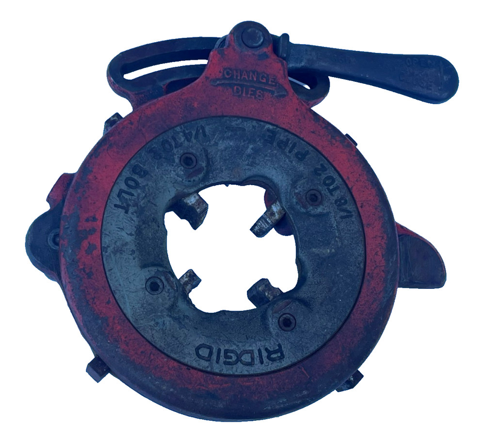 Rigid 811A Universal Quick Opening Die Head 1/8&Prime; to 2&Prime; Pipe 1/4&Prime; to 2&Prime; Bolt
