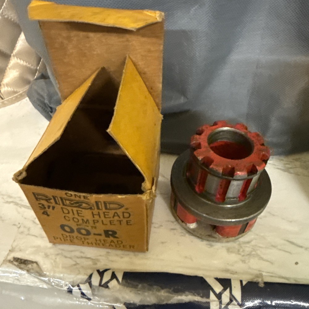 RIDGID 00-R -Pipe Threading Die Drop Head Pipe Threader 3/4&rdquo;