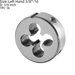 3/816 UNC Left Hand Tap and Die Set Machine Thread Round Tool