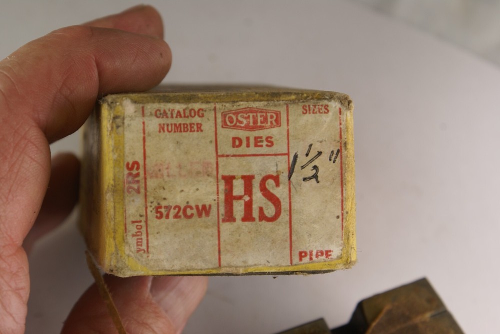 NOS OSTER 572CW SERIES 1 1/2&Prime; PIPE DIES