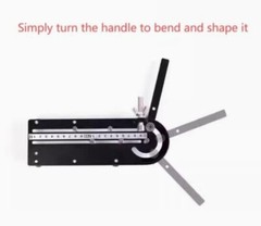 Mini Manual 1-25MM2 Wire Cable Bending Machine Tools Bender 20-150&deg;Angle Control