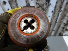 Lot of 6 Ridgid 00-R-B Bolt Threader Dies 5/16-18, 3/8-16, 1/2-13, 9/16-12, 3/4