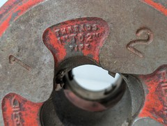 Ridgid No. 65-R Manual Receding Pipe Threader, 1&Prime; to 2&Prime; Pipe Capacity