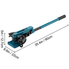 Uimoso 3/8&Prime;-1&Prime; Pipe Bender Manual Tube Bender Set Bench Bending Machine 7 Dies