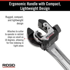 Japan NEW RIDGID 2-in-1 Spring Tube Cutter 32573 Ratchet Handle