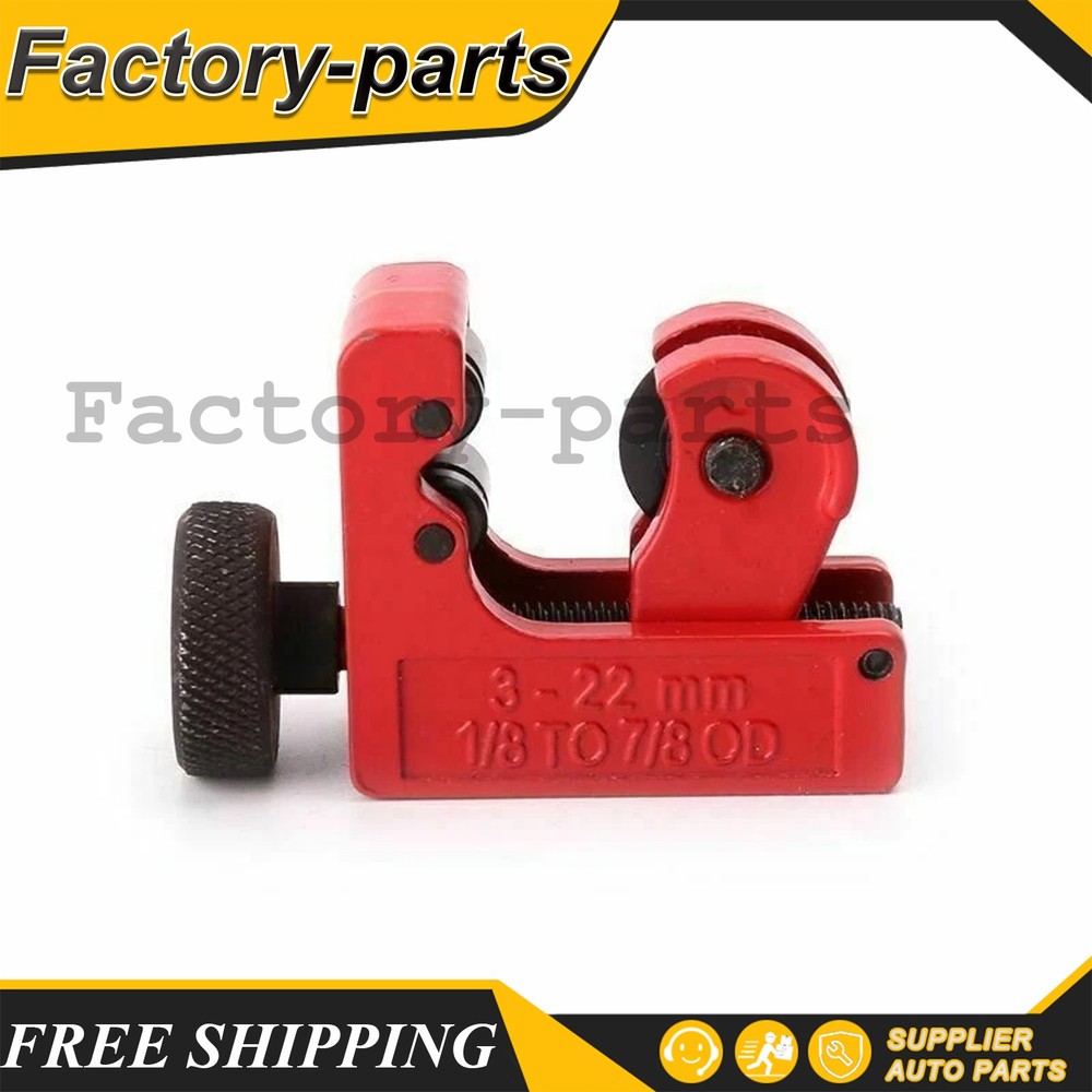 Mini Pipe Tubing Cutter 1/8&Prime; to 5/8&Prime; OD Copper Brass Aluminum Cutting HVAC Plumb