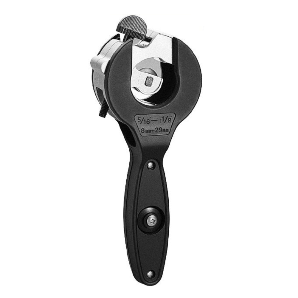 Ratcheting Tubing Cutter, Adjustable Ratchet Type Pipe Cutter (5/16&Prime; to 1-1/8&Prime;)