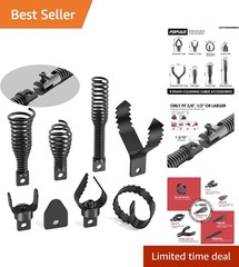 Professional 8-Piece Drain Snake Attachments &ndash; Heavy-Duty & Rust Resistant