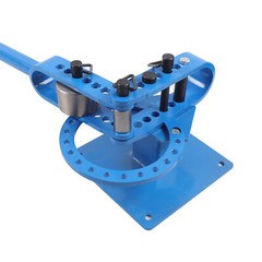 Compact Metal Bender 1-1/2&Prime; Bench Flat Bar Rod Bending Brake Bender 7 Dies New
