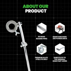 42385 Carriage Lever Kit with Eye Bolt: Compatible with Ridgid 312 Pipe Threader
