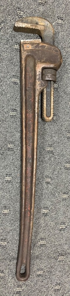 Vintage RIDGID U.S.A. The Ridge Tool Co 36&Prime; Straight Steel Pipe Wrench