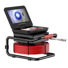 Sewer Drain Inspection Camera Pipe Endoscope 30M Meter Counter 10&Prime; Video Camera