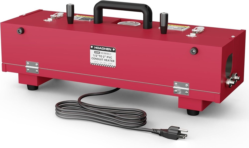 PVC Pipe Bender Heater, 1/2&Prime; to 2&Prime; Electric, 1200W, 120V, Temperature Detector,