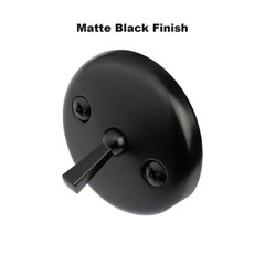 Matte Black Trip Lever Tub Trim Kit Set with 3 x 0.5 x 3 inches, MATT BLACK