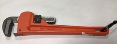 Pittsburgh 10&Prime; Steel Pipe Wrench w/Cast Iron Handle &ndash; Jaw Capacity 1&Prime;- 39642 NEW