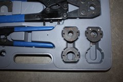 Zurn Multi-Head PEX Crimp Tool Kit w/Go/No-Go Gauge, Crimp Jaws AO4076719