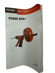 RIDGID Power Spin+ Drain Cleaner w/Autofeed 3/4&Prime; &ndash; 1 1/2&Prime; Drain Lines 57043 (OB)