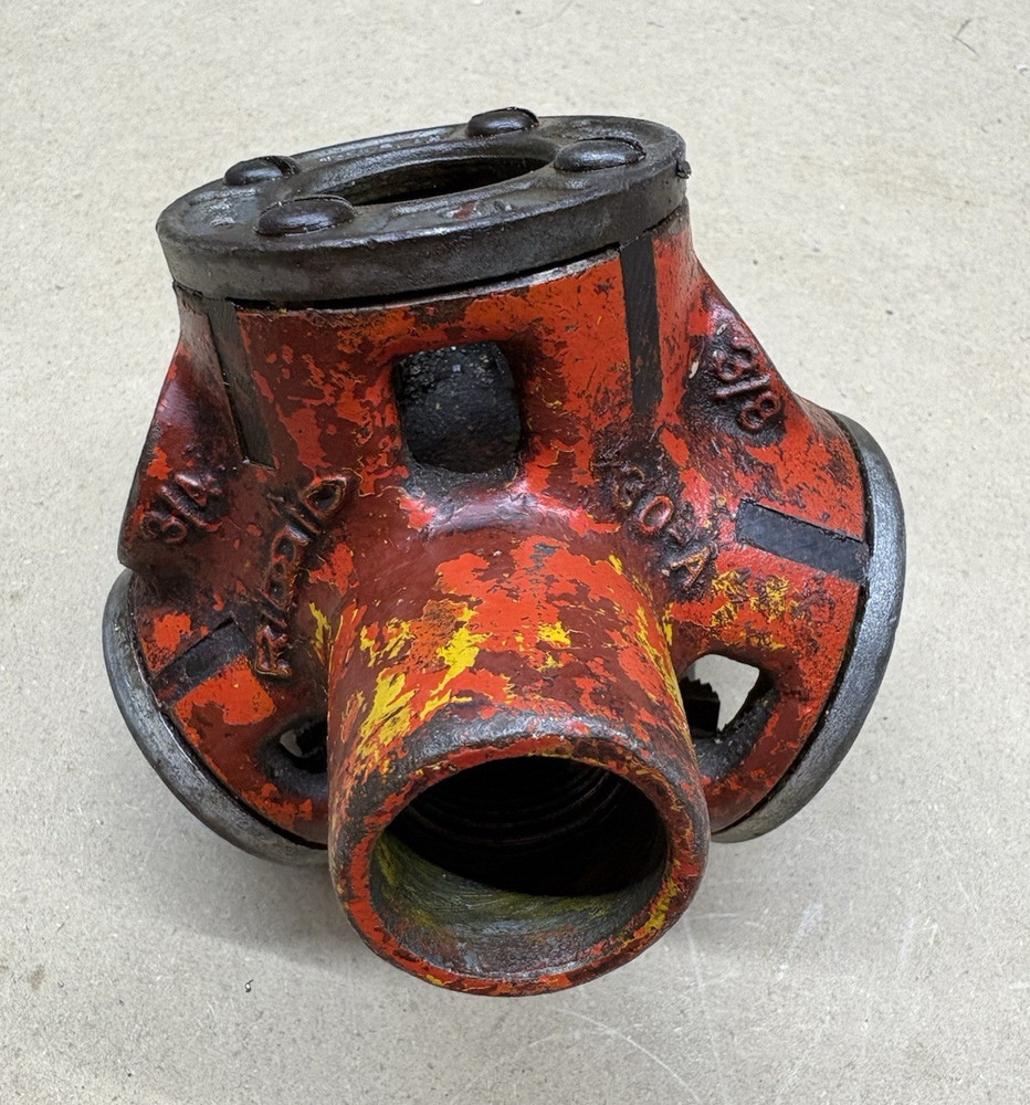 RIDGID 30-A Pipe Threader Die Head 3/8in, 1/2in, & 3/4in