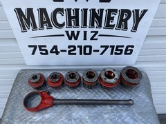 RIDGID 12R 1/2&Prime; &ndash; 2&Prime; Pipe Threading Threader 6 Die Set L@@K #8