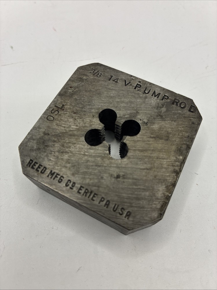 VTG Reed MFG Co. | Threading Die | OSL | 3/8&rdquo; 14 V Pumprod | Erie, PA USA
