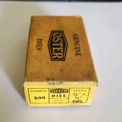 Oster 300 Pipe Die Set 1/4&Prime; & 3/8&Prime; NPT Right Hand Threading Dies