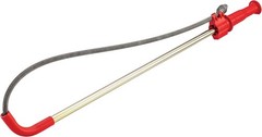 Model K-3 Toilet Auger with Unclogging 3-Foot Snake and Bulb Head