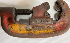 RIDGID 42A 4 Wheel Pipe Cutter 3/4&Prime; TO 2&Prime; No. 1-2 Elyria, Ohio USA Ridge Tool Co