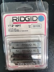 Ridgid 38105 1&Prime; to 2&Prime; NPT Pipe Threading Replacement Die