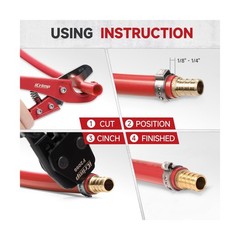 iCrimp PEX Pipe Clamp Crimping Tool Kit Cinch Crimper Tool for &hellip; FAST USA SHIP